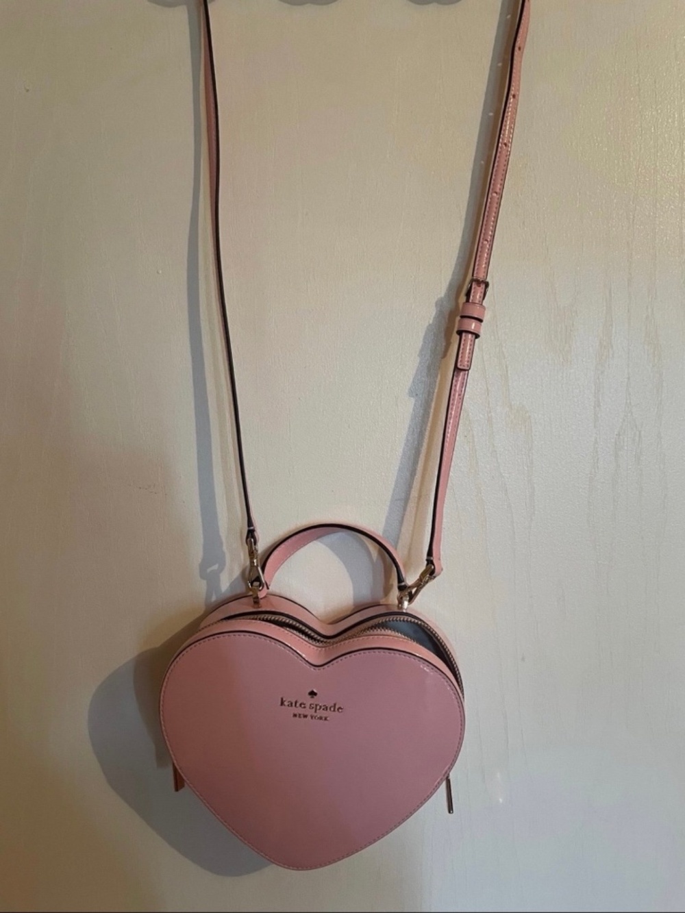 Kate spade heart shape handbag